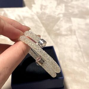 Swarovski Crystaldust Double Wrap Bangle